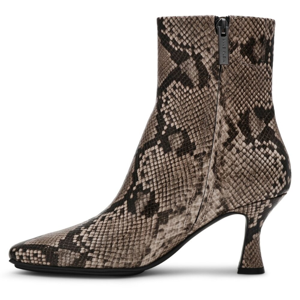 NIB Anne Klein Pablo Bootie Snake Print, 7.5 NWT - image 7